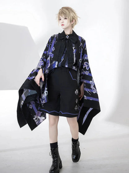 プリントプリンスショーツ + ハンサムルーズシャツ