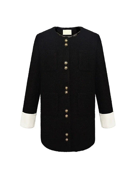 Tue Jacket Management Middle Wool Tile Old