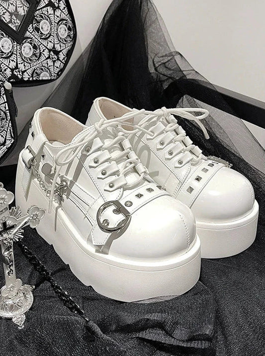 Punk Platform Shoes Studded Lolita