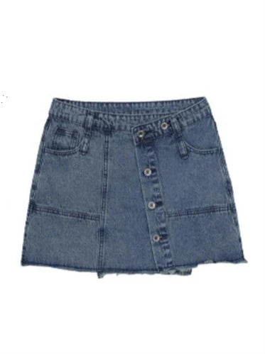 Retro Jacket Skirt Denim + Short American