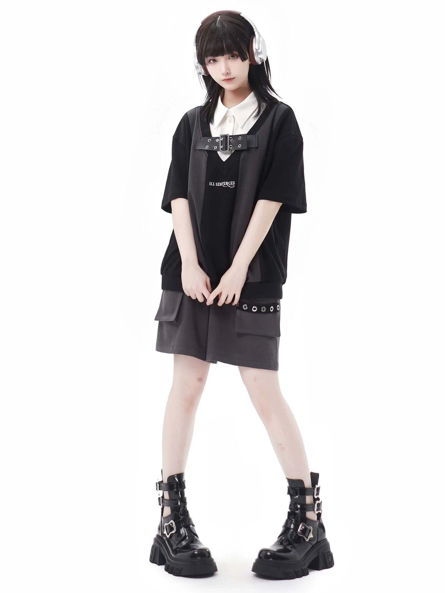 Grey Princeton Shirt Suit College Summer Black Vest Design