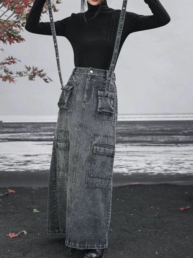 langer Jeansrock Osh