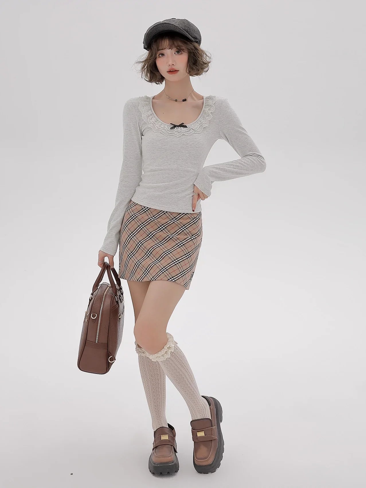 Pure Collar Slim Dzire Long T Lace