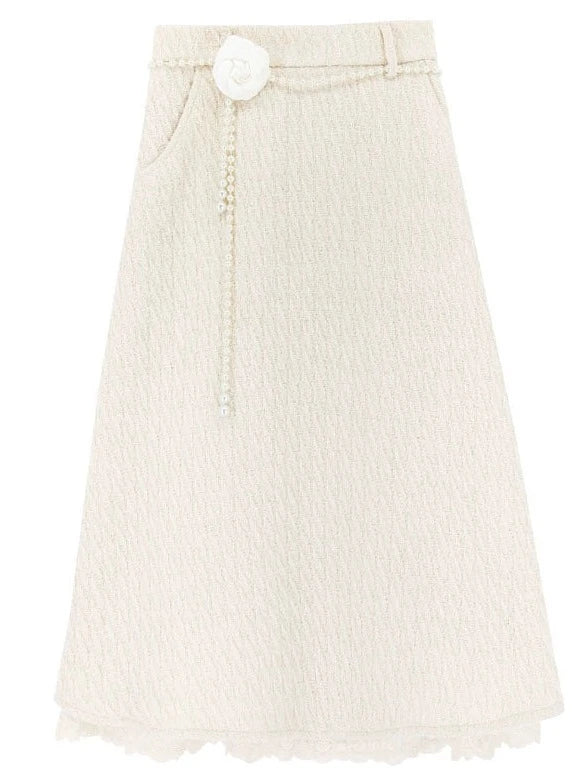 Skirt Flared Sweet + Retro Shirt Lace Girly