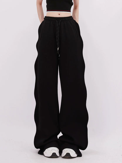 Pants Mode Casual Wide Dark