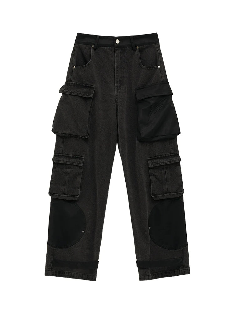 Mode Lange Hose Dunkel Locker Cargo