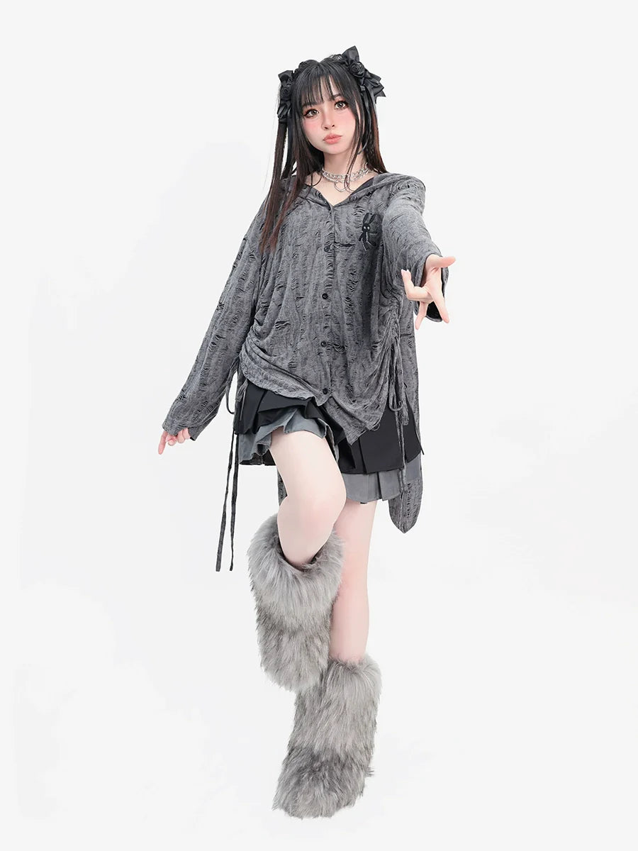 Tops Rabbit Dark Loose Ear