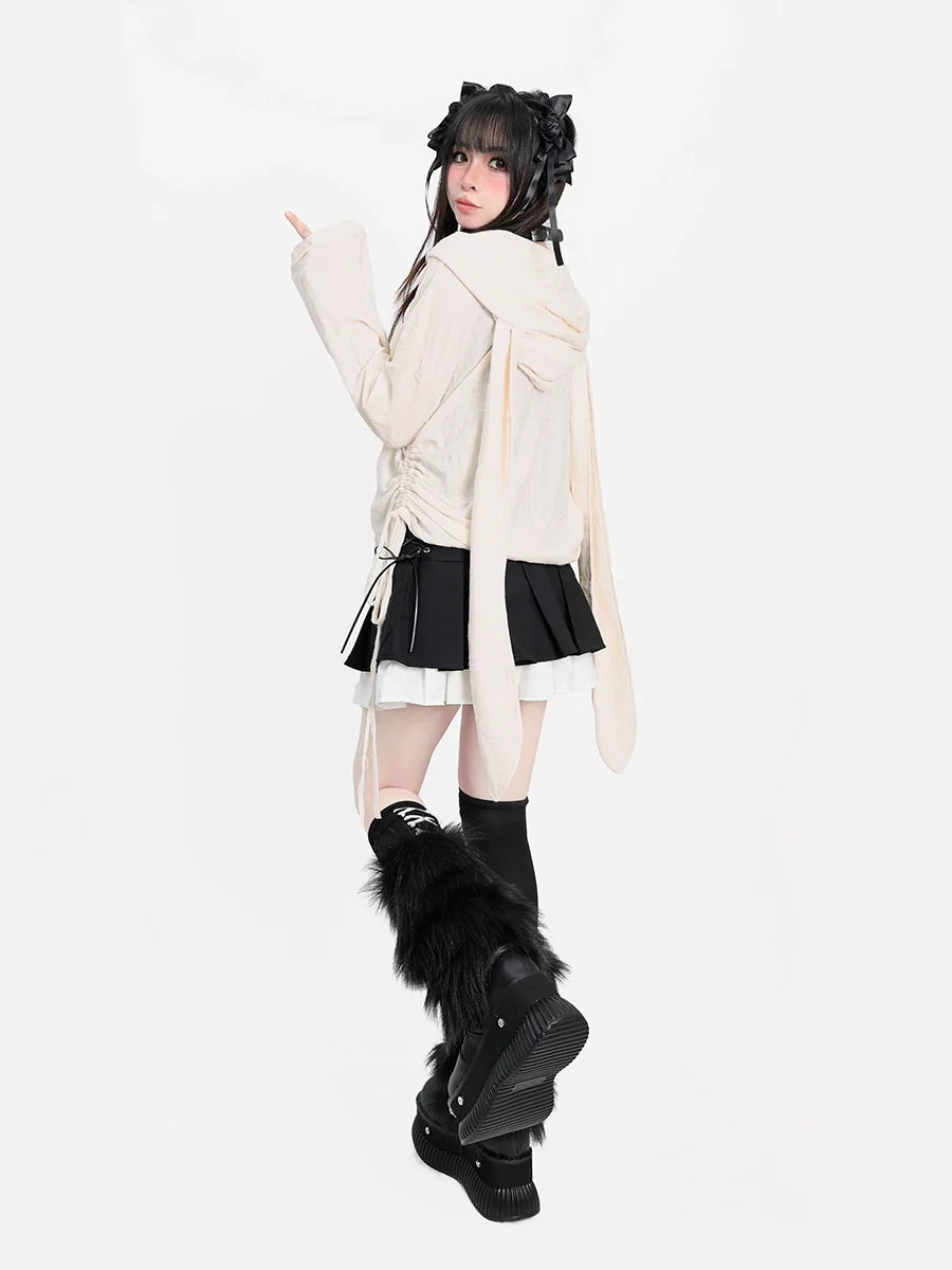 Tops Rabbit Dark Loose Ear