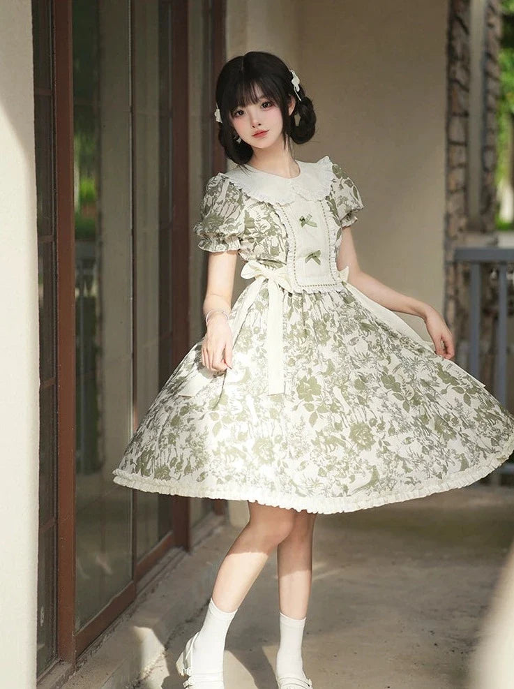 レースフリルロリータドールレトロ