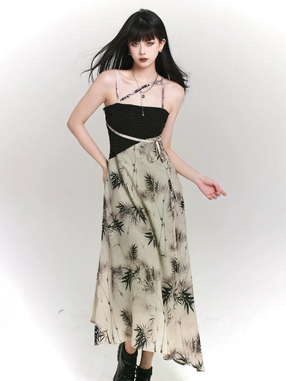 Dunkles Camisole-Kleid Ghost