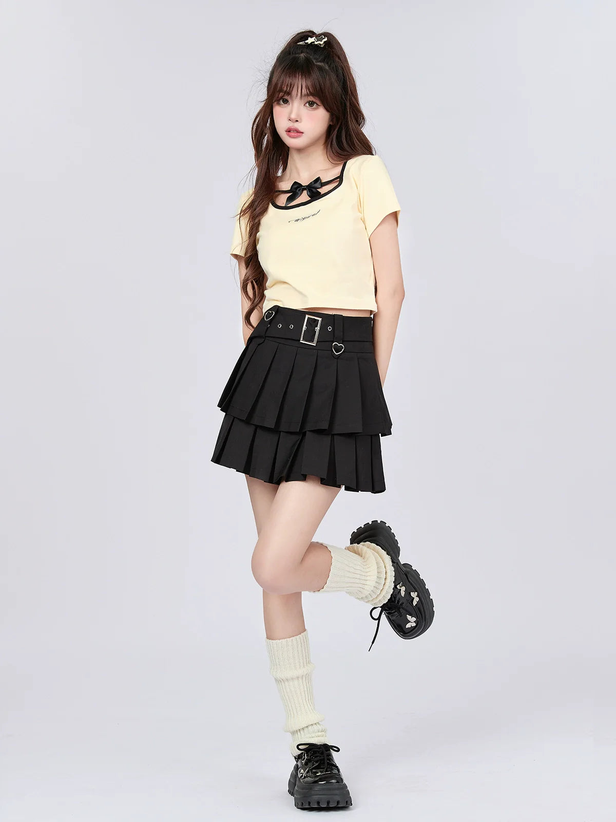 Ribbon with Short T-shirt