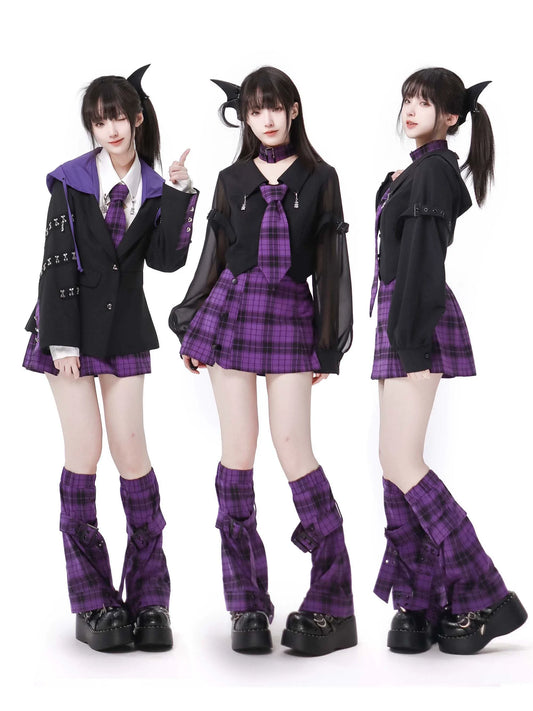 Jacket Foodie College Checked Shirt + Suit Style