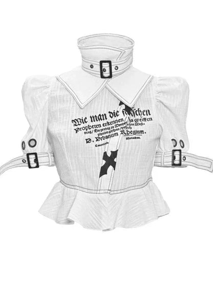 Oberteile Subkultur High Punk Farbe