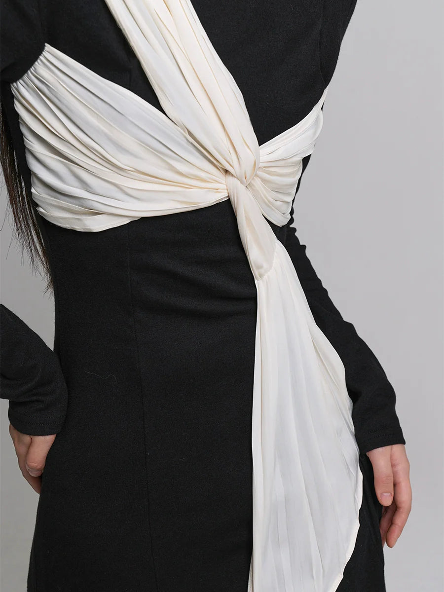 リボンタスクロングドレス