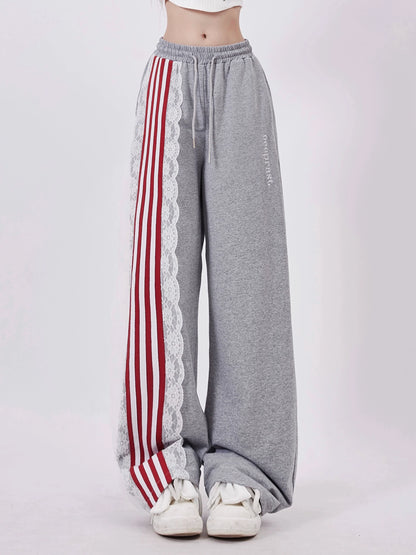 Streifen Asime Jogginghose Casual Spitze