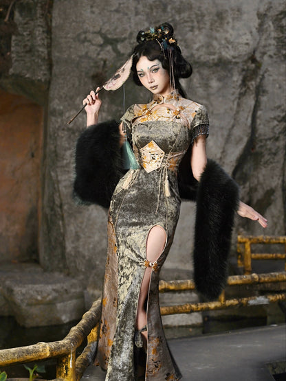 Riemen China Korsett Quaste Jacquard