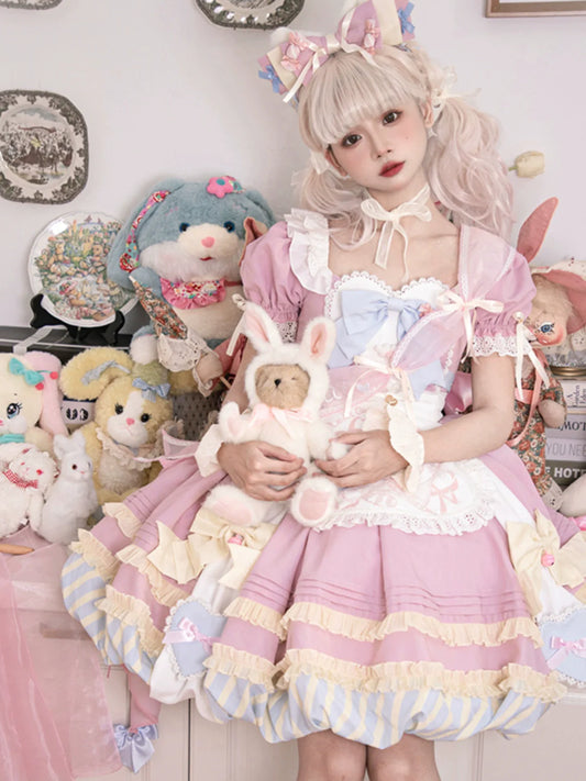 Süßes Kleid Lolita Katze Leopard