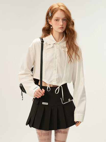 ショートハートシャツ ガーリー