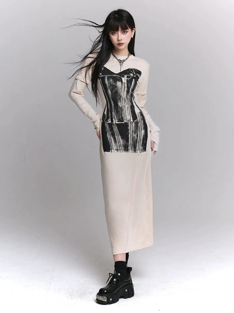 ダークドレスデザイン オフホワイト