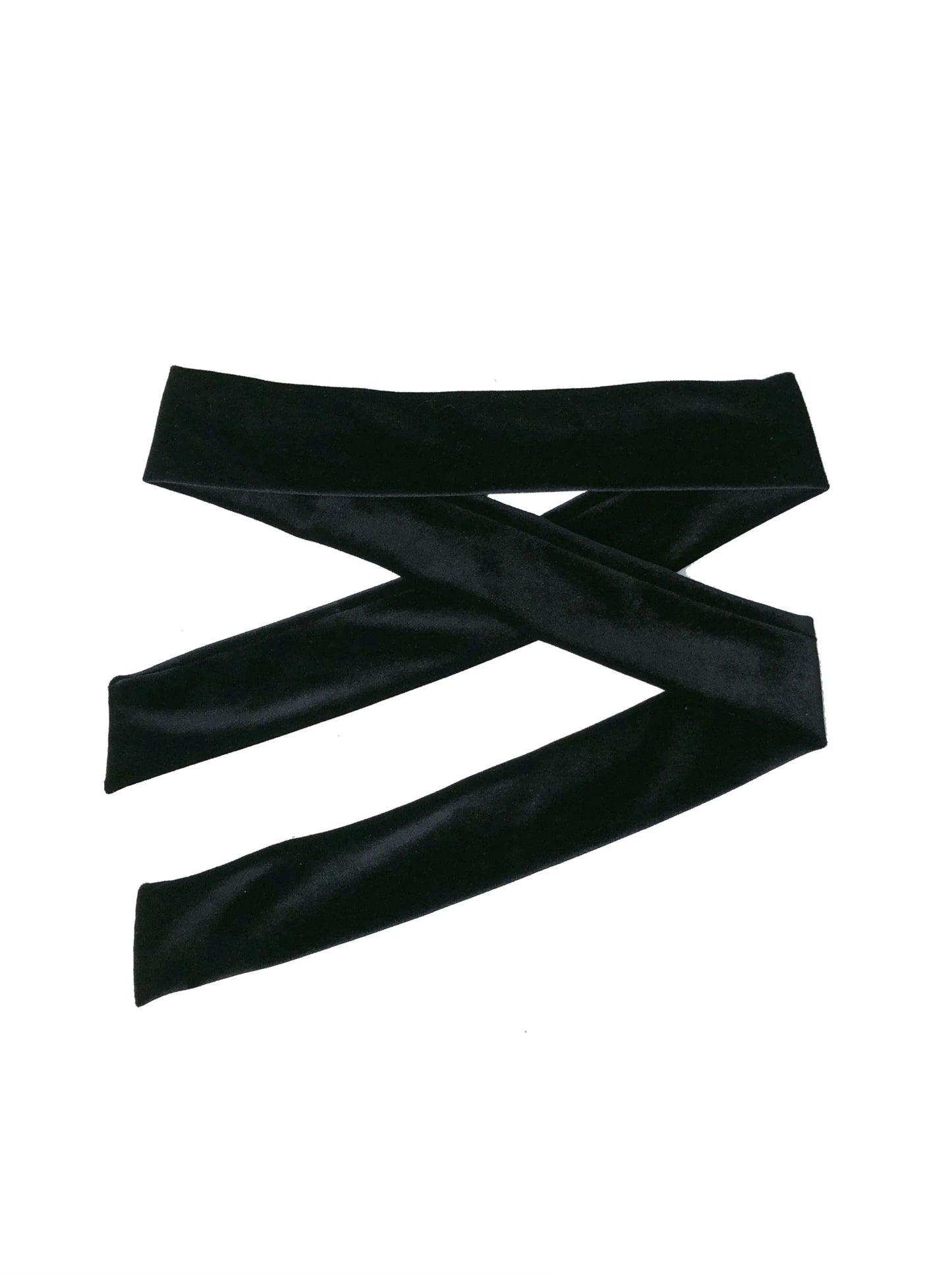 Collar Black Belt Elegant Retro + French Swan Ribbon Dress Square + Velvet