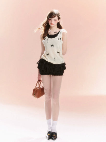 Sommer-Top-Tanktop mit Banddefekt