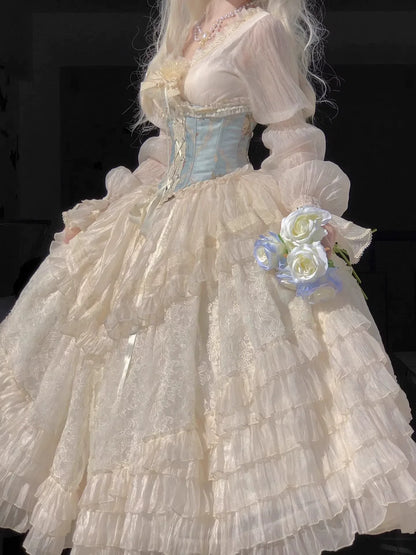 Flower wedding Lolita Gows Dress