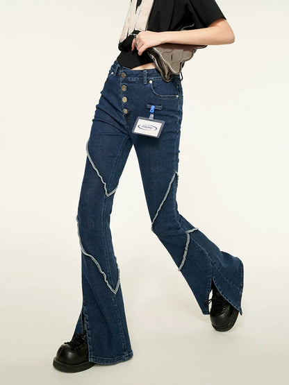 American Style Flared Slim Denim
