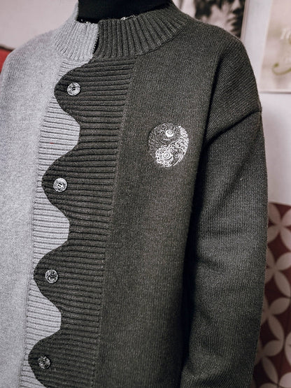 China Asymmetric Cardigan