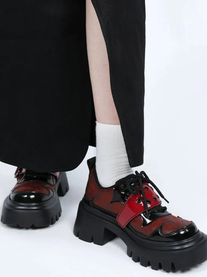 Voluminous Dark Rock Shoes