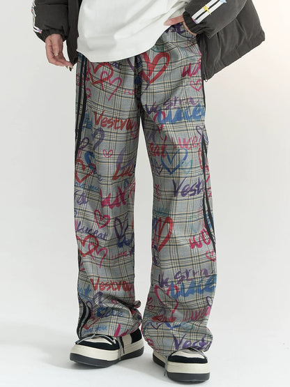 Pants Dark Rakugaki Colorful