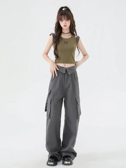 カーゴフラップストリートアメリカンパンツ