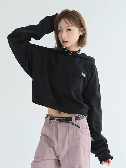 Casual Tops Hood Short