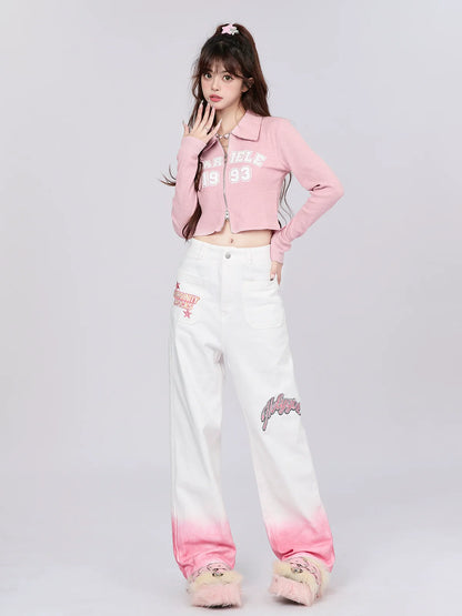 American Tops Short mit Reißverschluss