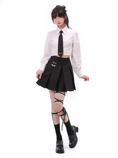 Sleeve Chic Shirt Puff American