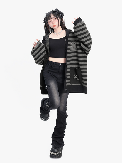 Gürtelhose Stretch Pile