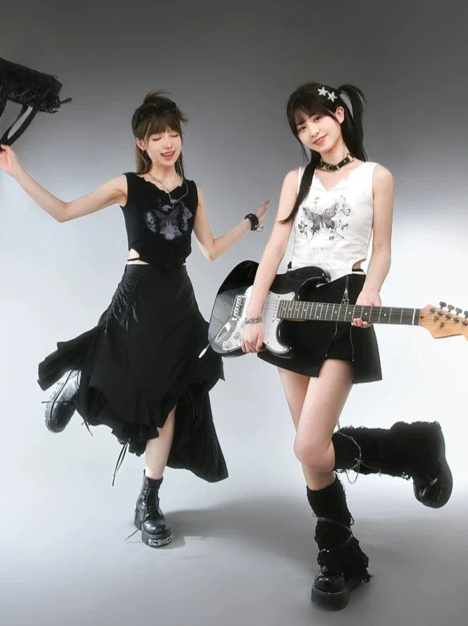 Girl Hot Millennial Style Top Sleeveless