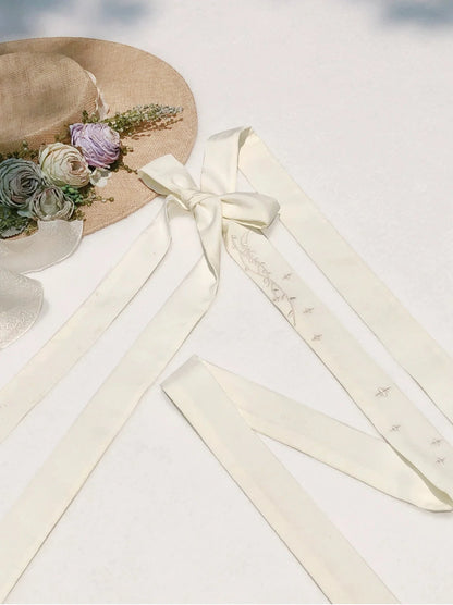 Gürtelkleid Rose + Rock über Tüll Matrosenfarbe + Natürliche Feenkragenstickerei