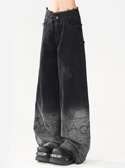 シークレットデニム ブラックグレー クールグラデーション