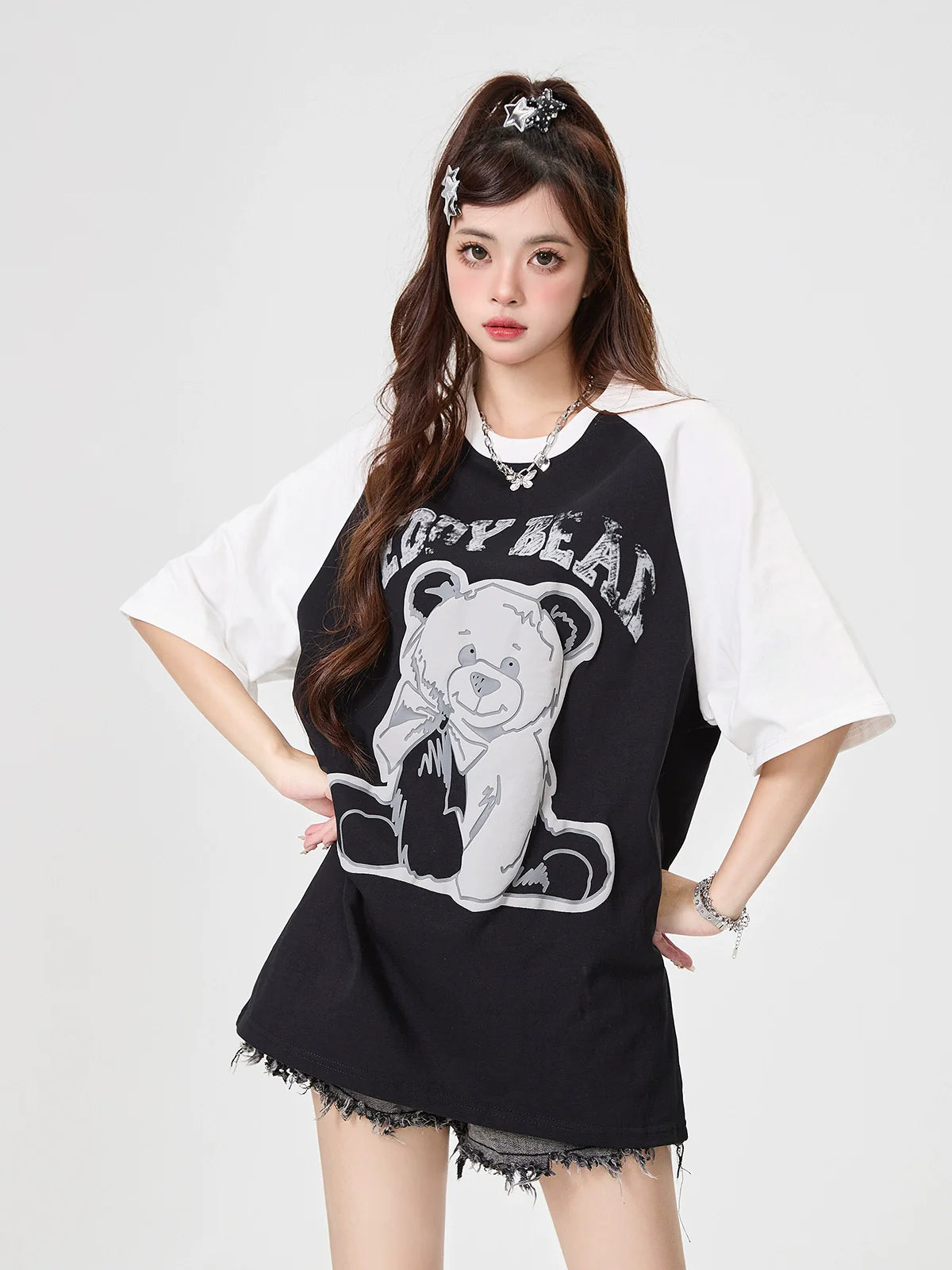 T-Shirt Bare T-Shirt + Langer Kurzer Modus