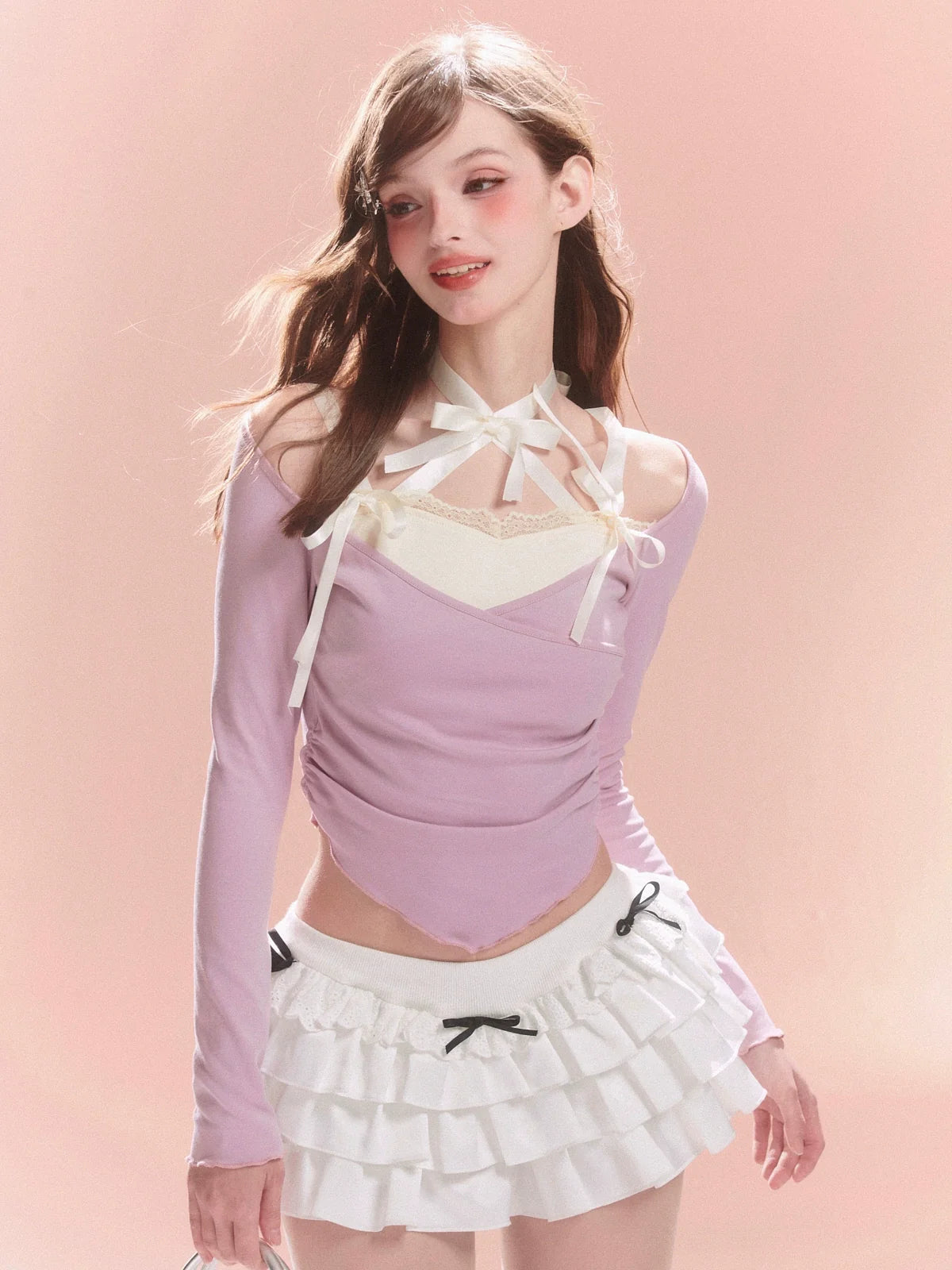 Schleife Top Design Taille Süß