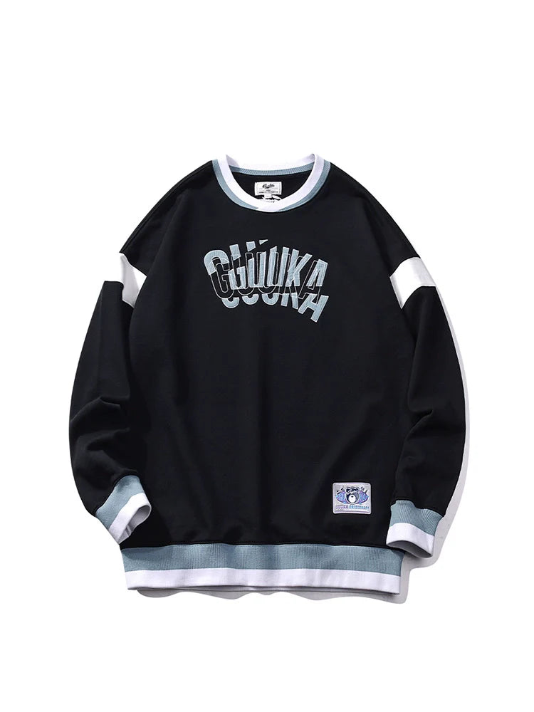 Straße Dunkel Casual Mode Tops Lose