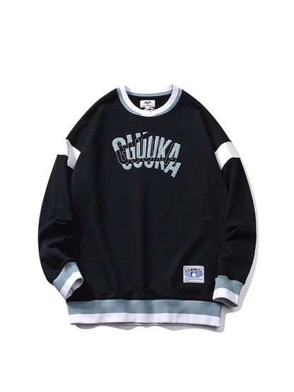 Straße Dunkel Casual Mode Tops Lose