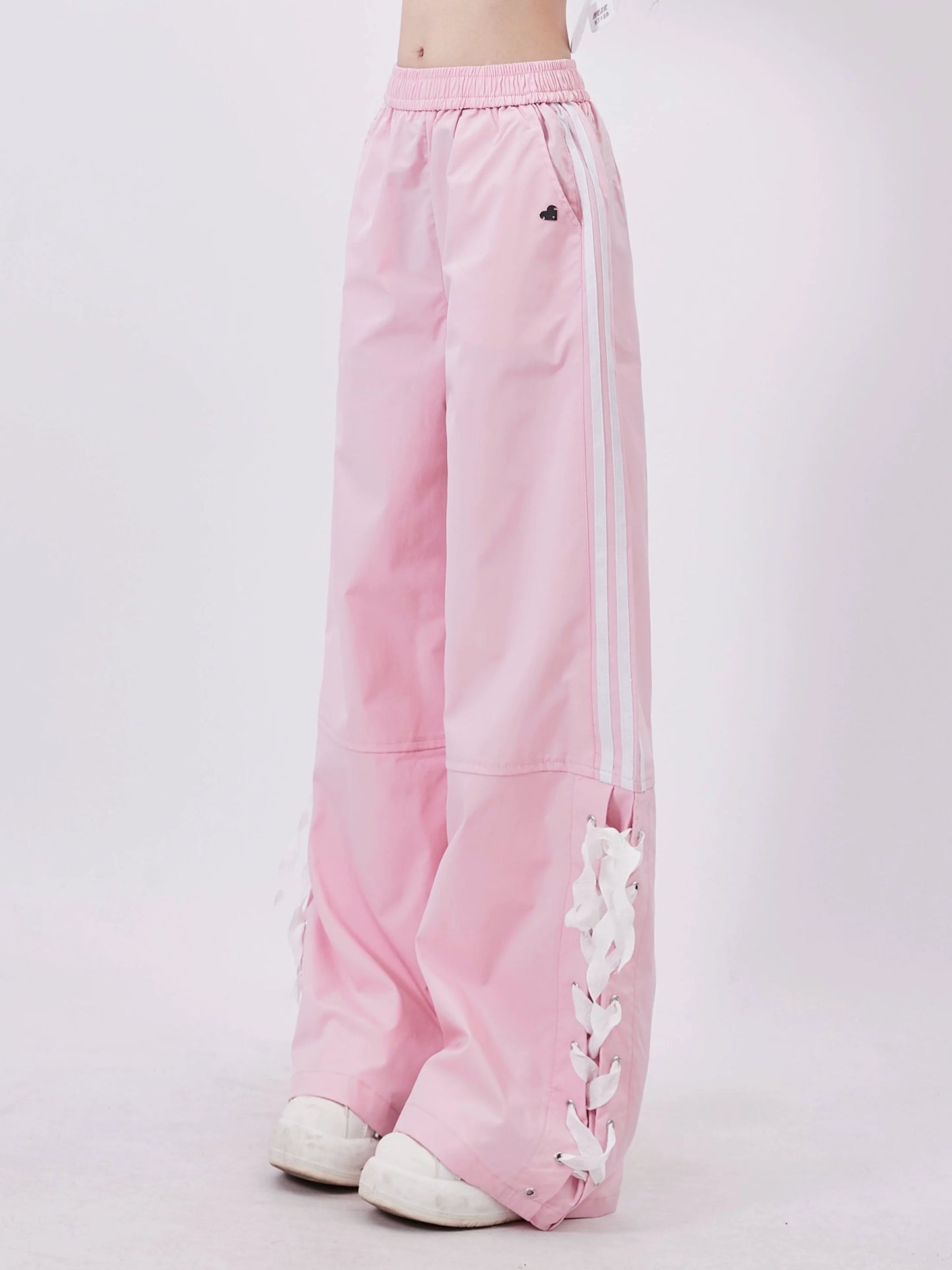 Freizeithose Weit Rosa Süß