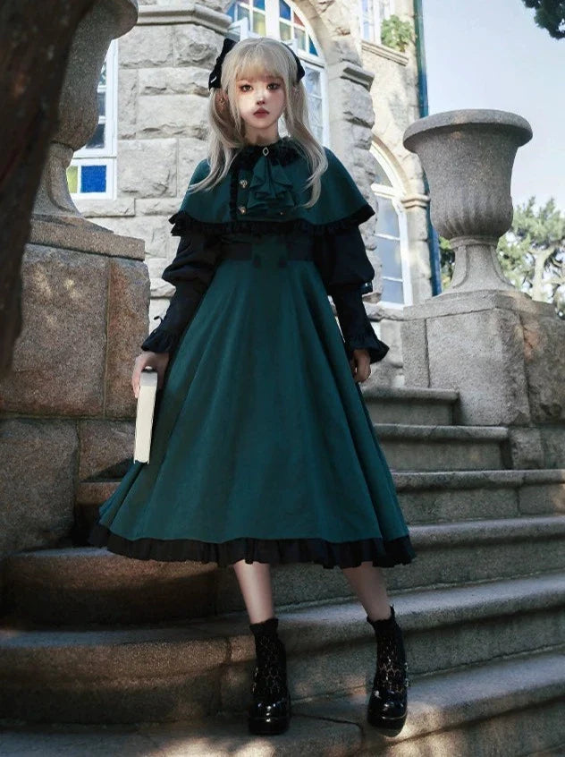 ダークマント + コントラストロリータグリーンカラーオプ