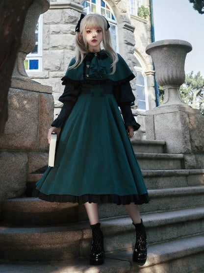 ダークマント + コントラストロリータグリーンカラーオプ