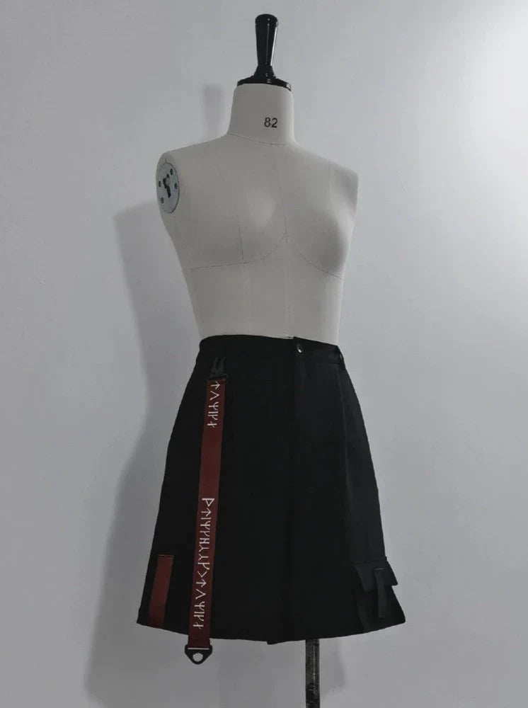 ストラップモードハーフパンツ + レッグウォーマー