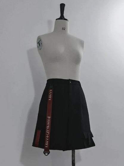 ストラップモードハーフパンツ + レッグウォーマー