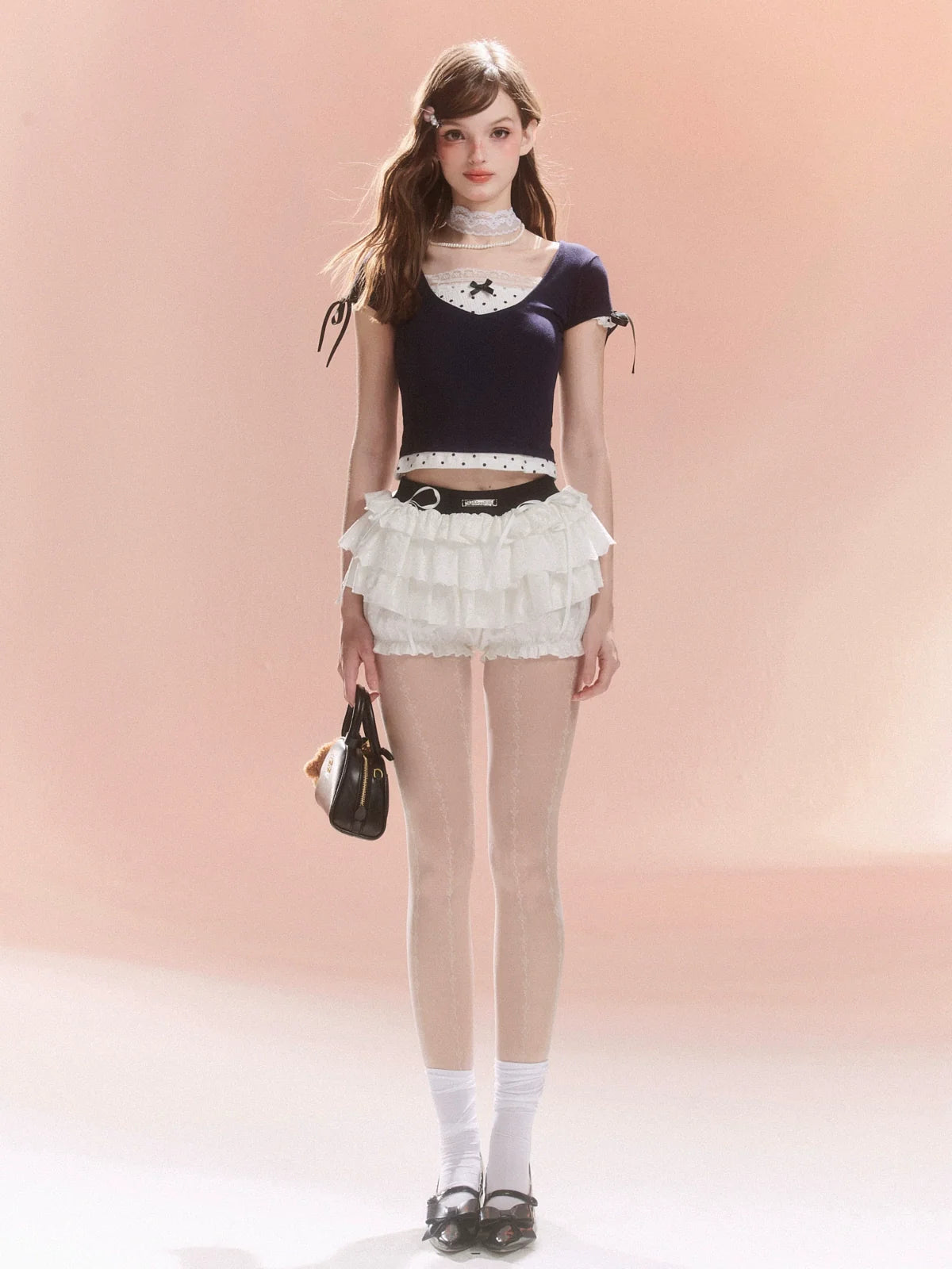 French Bow Tops Kurzer Punkt