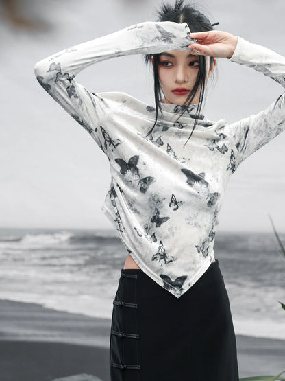 Asymmetrisches, schmales Butterfly-Top