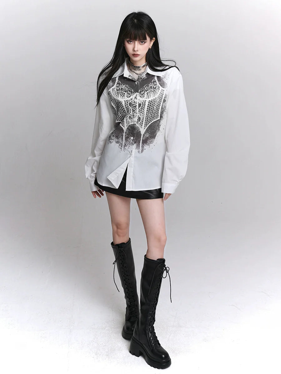 Shirt Dark Girl Ghost Mode